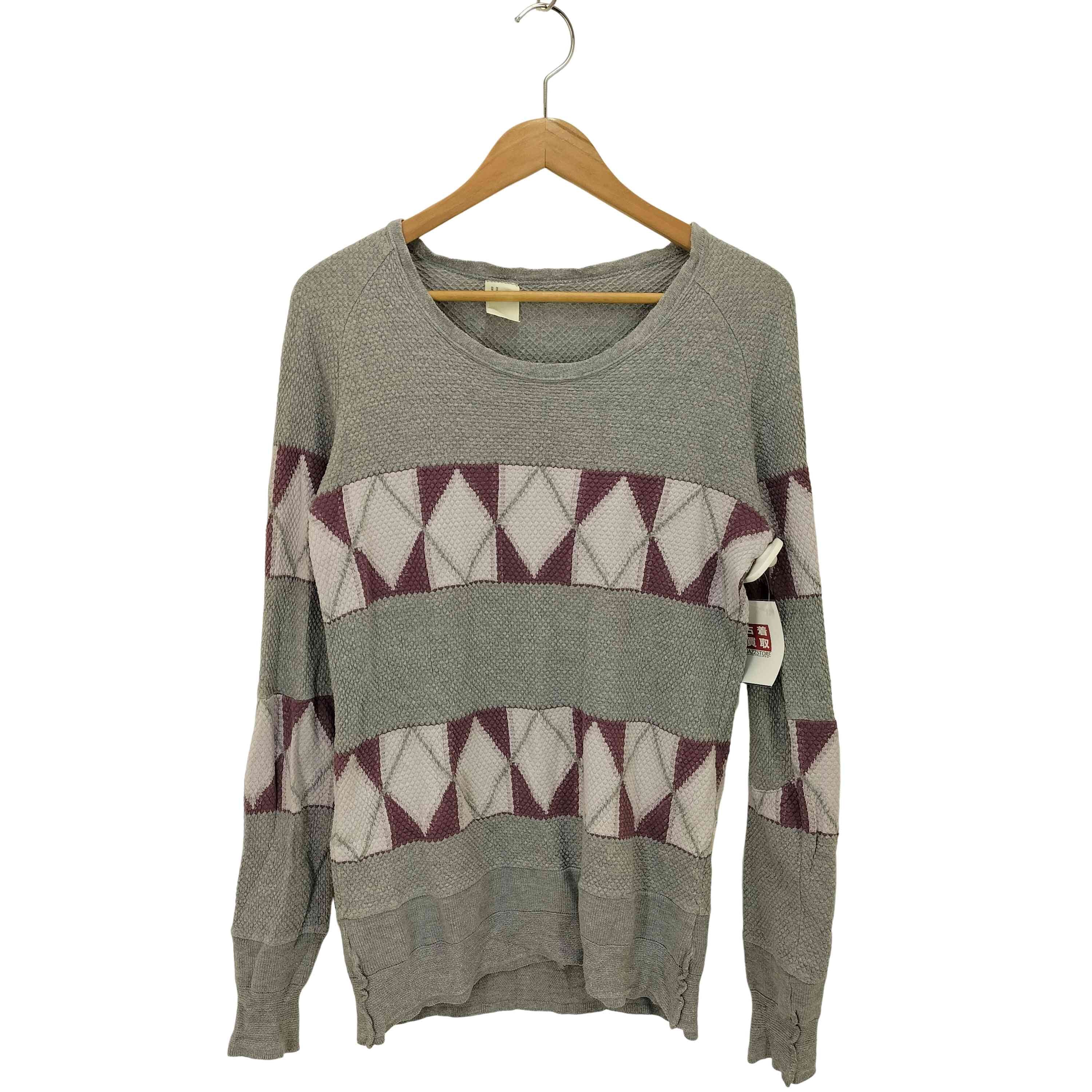 総柄 ラウンドネック サーマル【1142260199625】