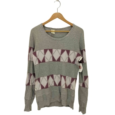 総柄 ラウンドネック サーマル【1142260199625】