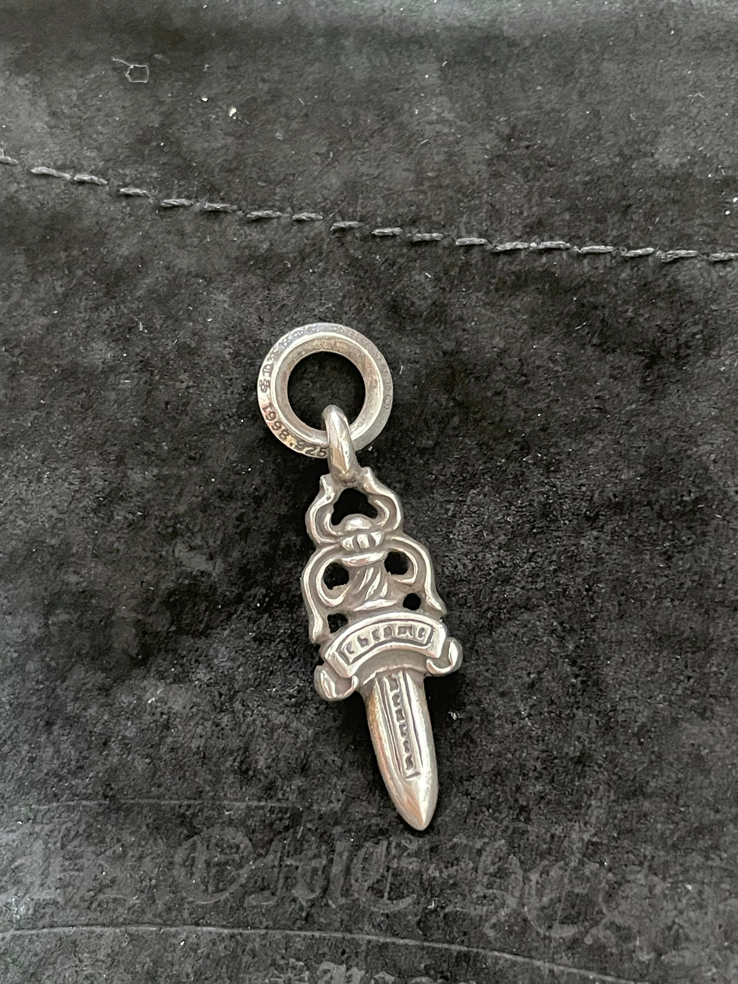 Chrome Hearts # 5 Dagger Charm "Silver"