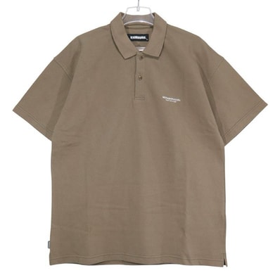 NEIGHBORHOOD ネイバーフッド 21SS LOGIC/C-POLO.SS 211UWNH-CSM07 ロジック ポロ シャツ ショートスリーブ ベージュ 半袖 サイズS