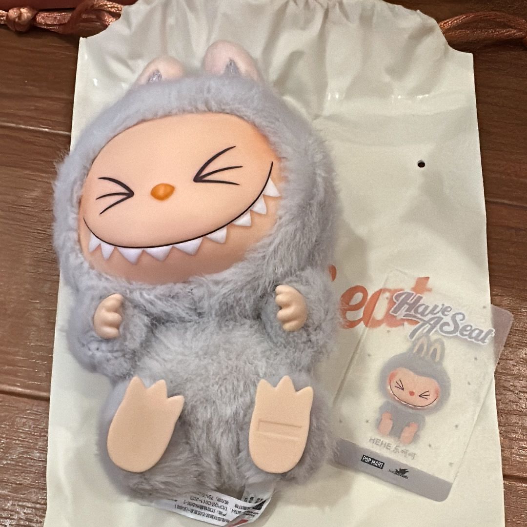 POP MART THE MONSTERS (LABUBU) Have a Seat Plush Series HEHE