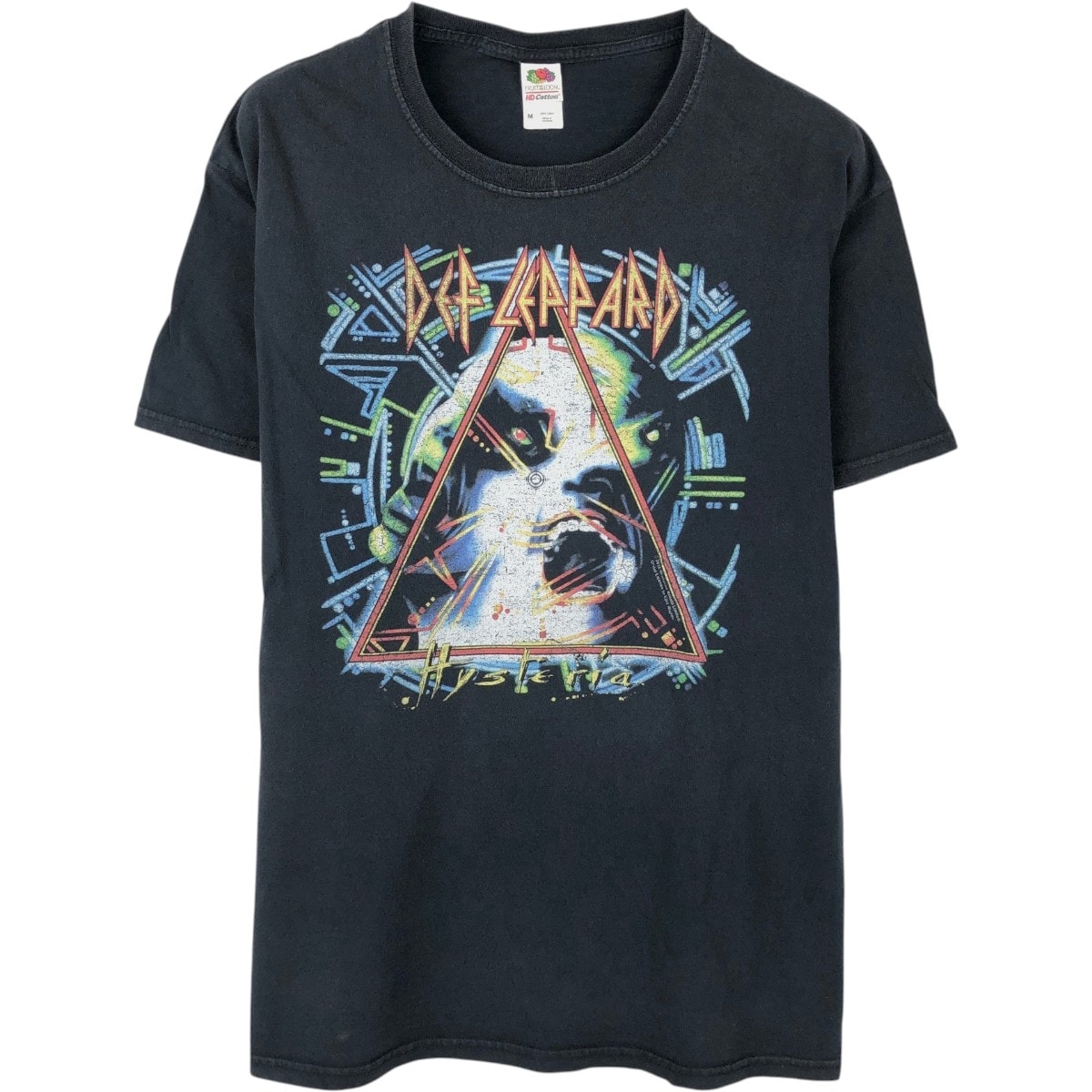 古着 フルーツオブザルーム FRUIT OF THE LOOM DEF LEPPARD デフレパード バンドTシャツ バンT メンズM相当/eaa660344