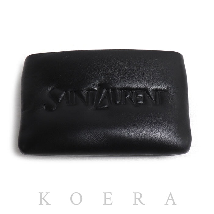 SAINT LAURENT サンローラン コインケース ブラック 777889 レディース【中古】【美品】