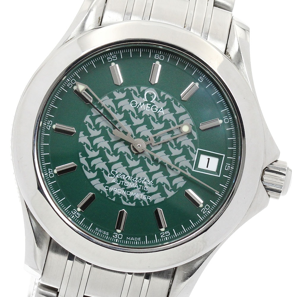 ☆良品 オメガ シーマスター120 ジャックマイヨール1998 メンズ 【中古】