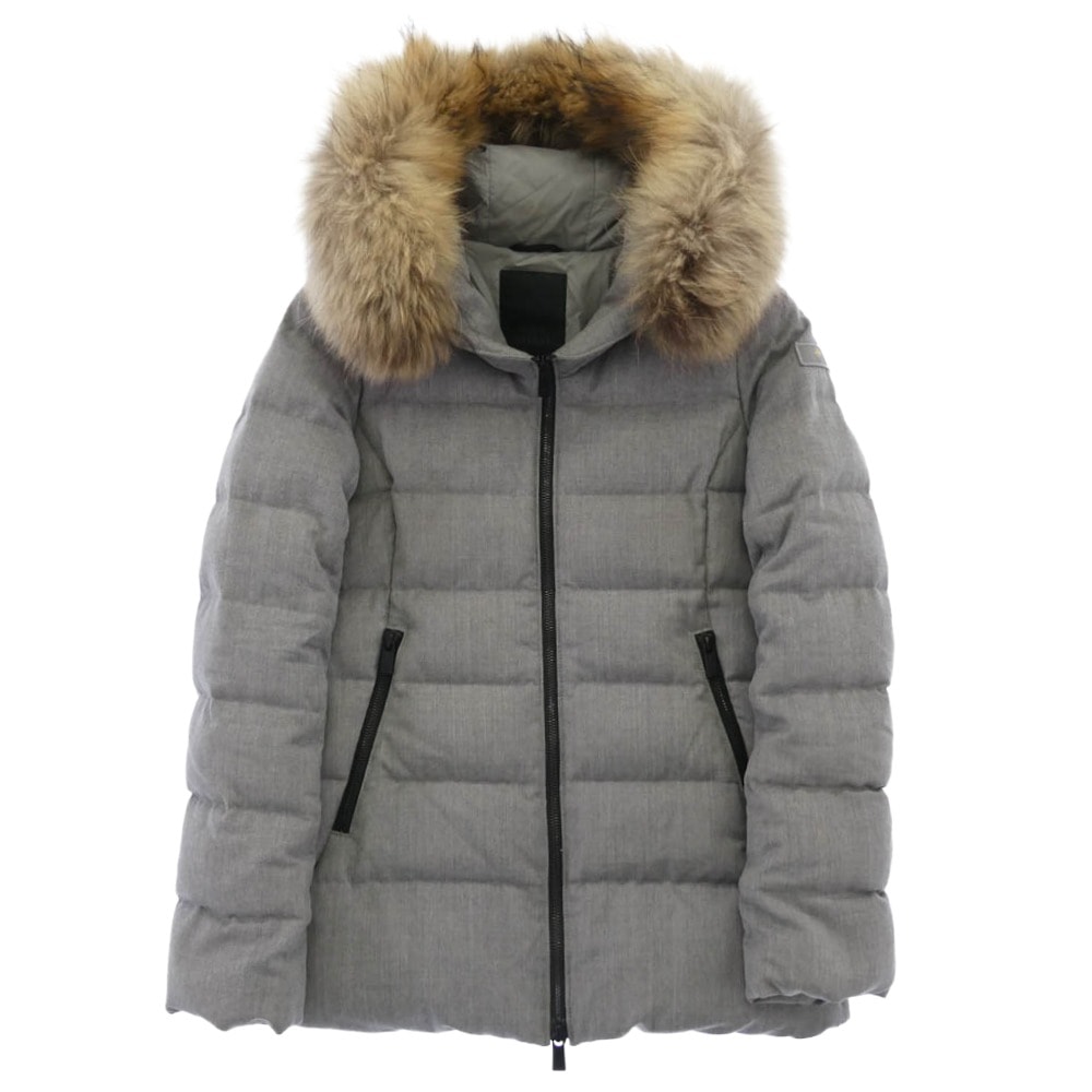 TATRAS タトラス ダウンジャケット 18AW LTA8SP4514 SPERANZA スペランツァ ファー ダウンジャケット グレー系 01【中古】
