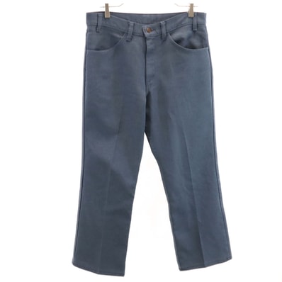 Levi's リーバイス 80s USA製 ヴィンテージ スコヴィルジップ スタプレ パンツ W33 ブルーグレー