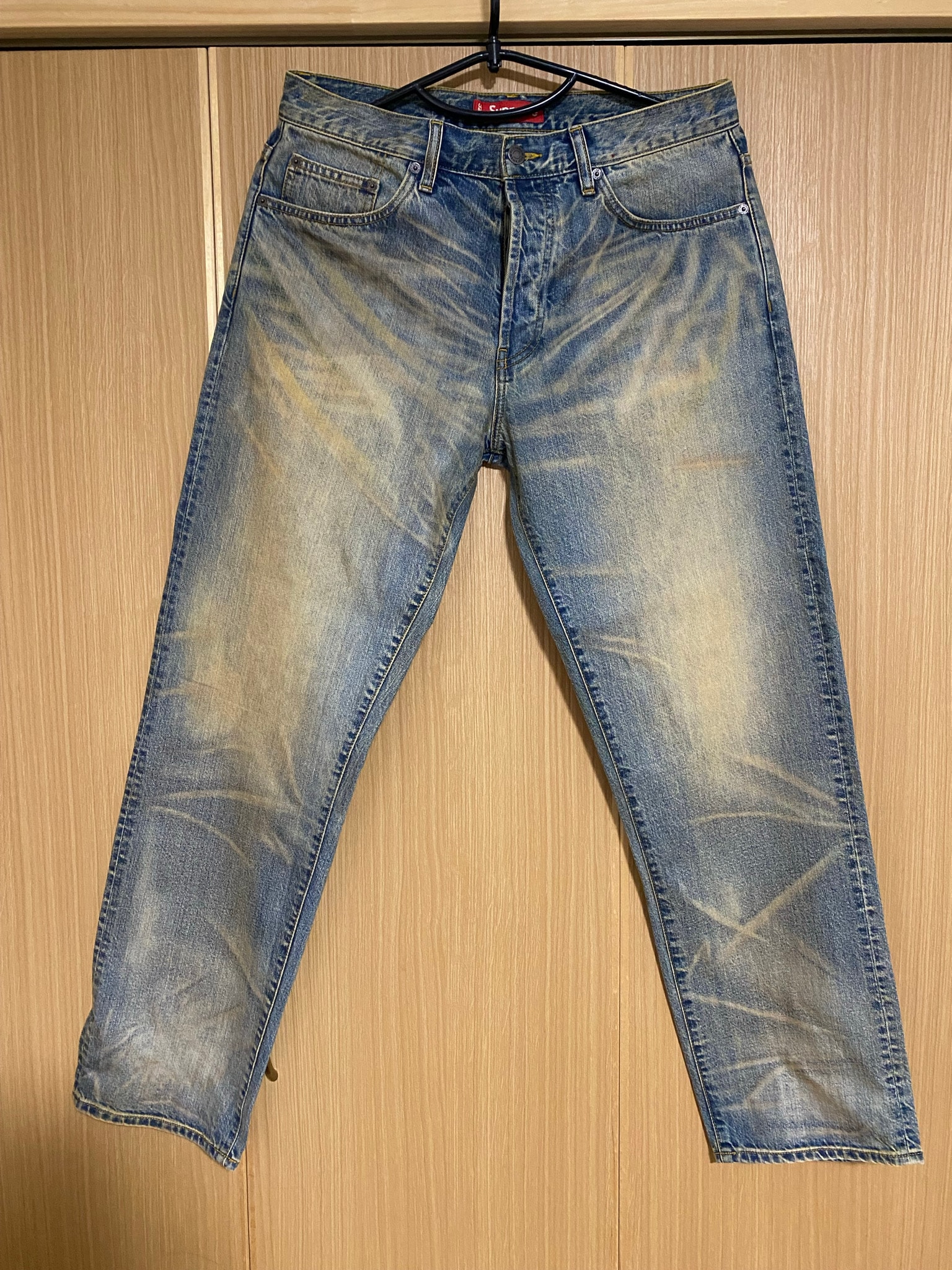Supreme Regular Jean (25FW) "Dirty Indigo"