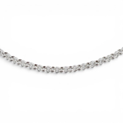 Chrome Hearts Roll Chain Necklace "Silver"