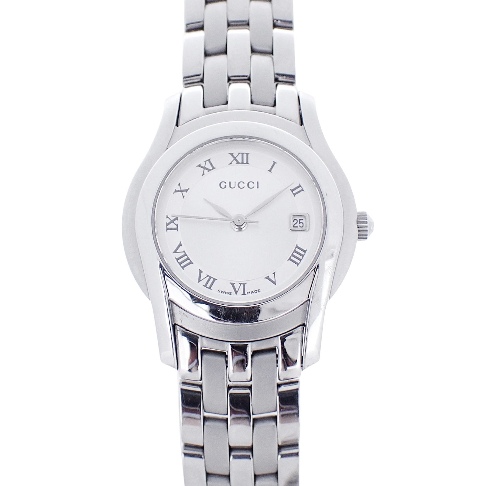 GUCCI グッチ  Gクラス シルバー  5500L  レディース 腕時計