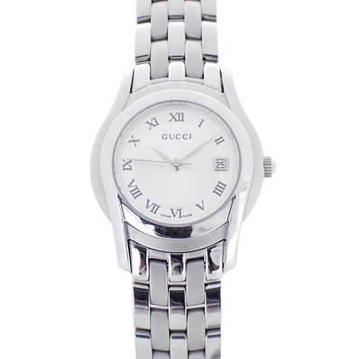 GUCCI グッチ Gクラス シルバー 5500L レディース 腕時計