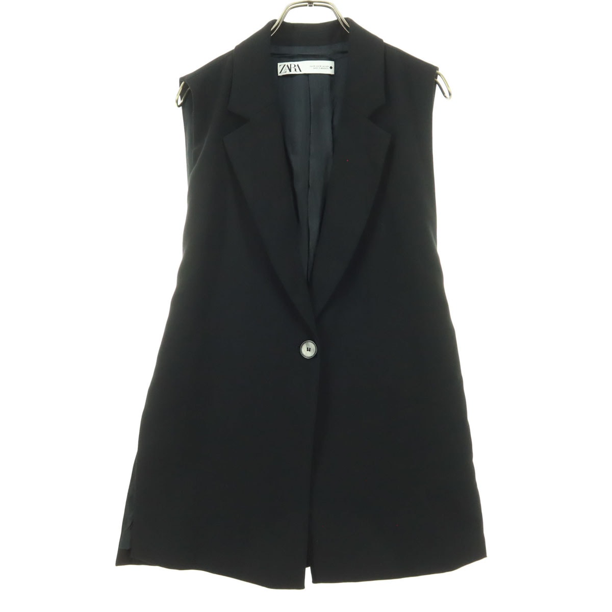 ZARA ザラ ノースリーブ ジャケット M ブラック