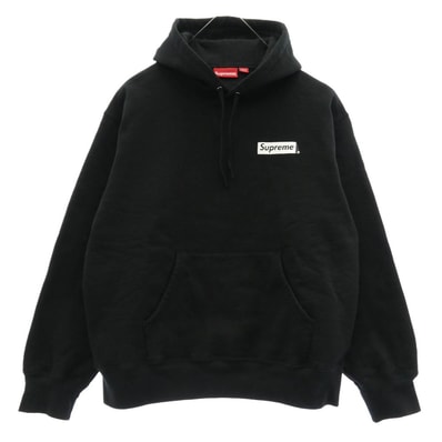 Supreme シュプリーム パーカー 23AW Catwoman Hooded Sweatshirt キャット ウーマン プリント プルオーバー スウェット パーカー ブラック系 M【中古】