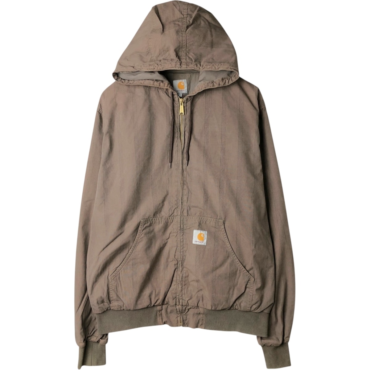 古着 カーハート Carhartt ストライプ柄 コットンパーカー メンズXXL相当/eaa619918