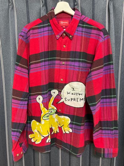 Supreme Plaid Shirt "Red"