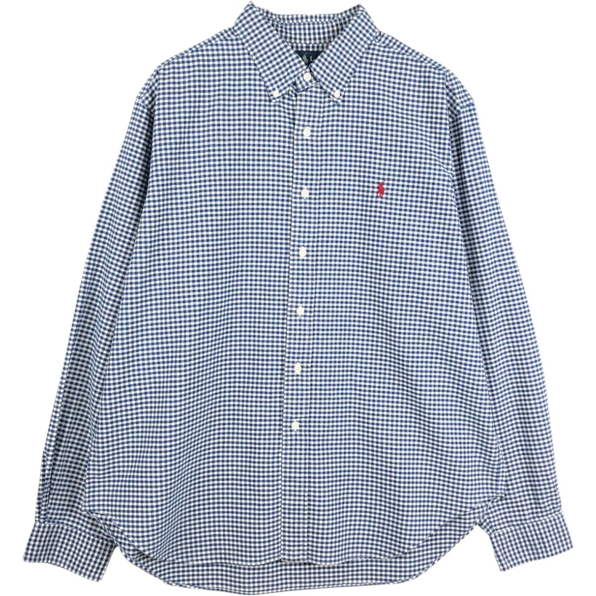古着 ラルフローレン Ralph Lauren CLASSIC FIT クラシックフィット 長袖 ボタンダウンストライプシャツ メンズXL相当/eaa676720
