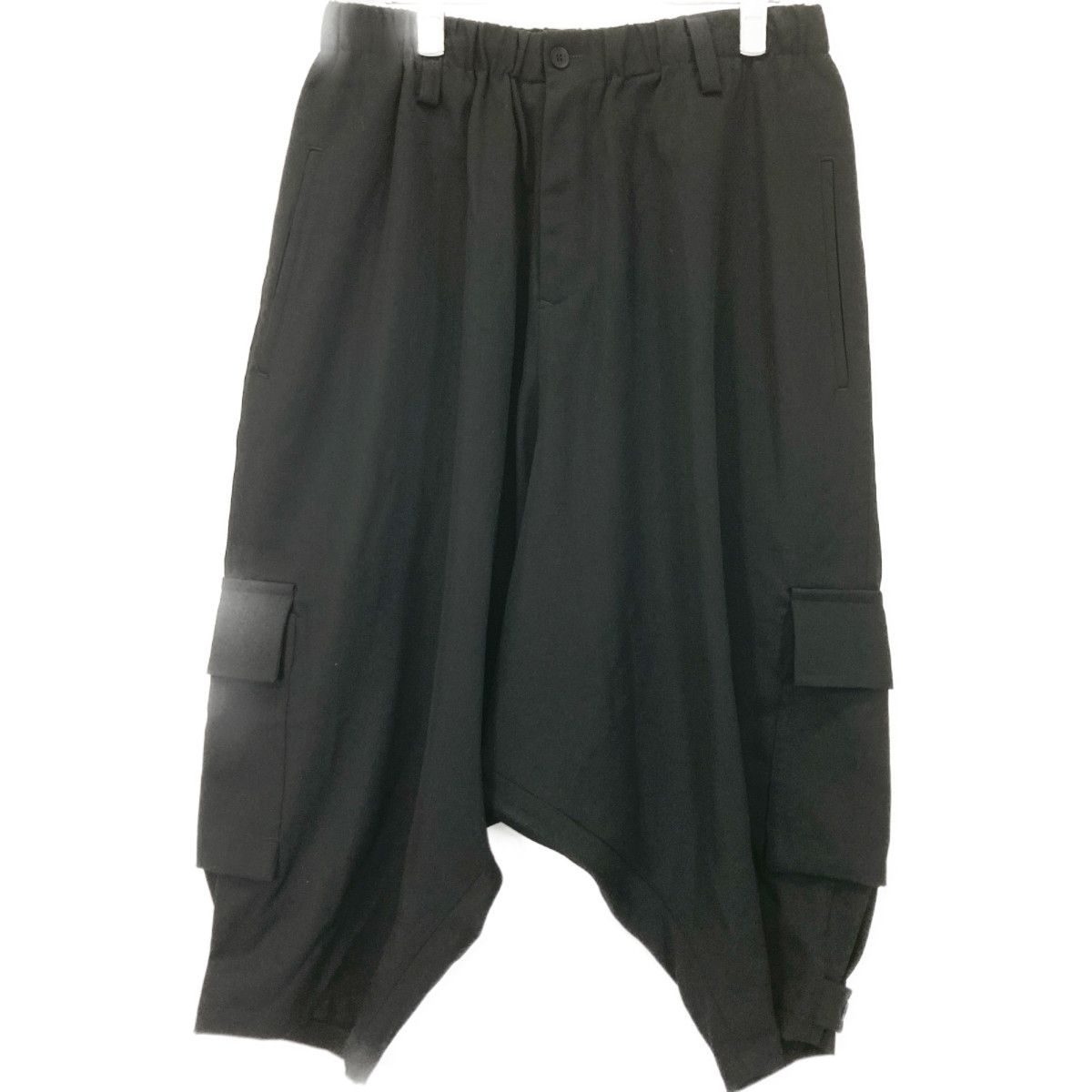 ヨウジヤマモト 【collections】22SS FG-P80-100 ﾌﾞﾗｯｸ ｻﾙｴﾙｶｰｺﾞﾊﾟﾝﾂ 2