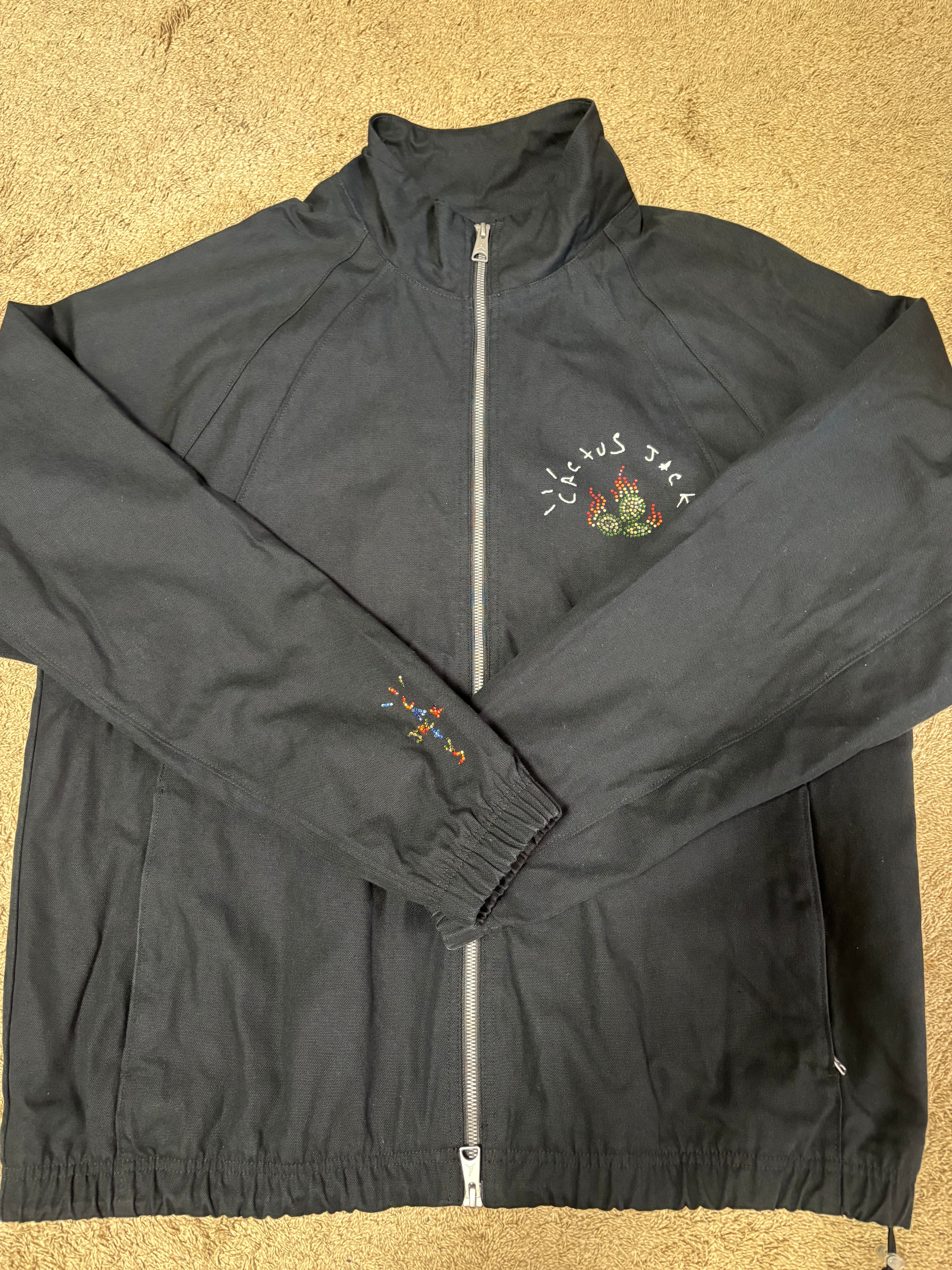 Travis Scott x Air Jordan Brand M J TS WVN JKT "Black"