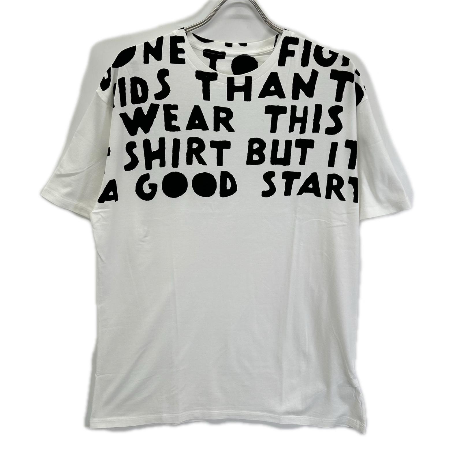 メゾンマルジェラ 21年製 S50GC0663 ホワイト AIDS エイズ Tシャツ XS
