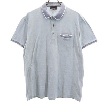 Emporio Armani エンポリオアルマーニ 半袖 ポロシャツ M グレー