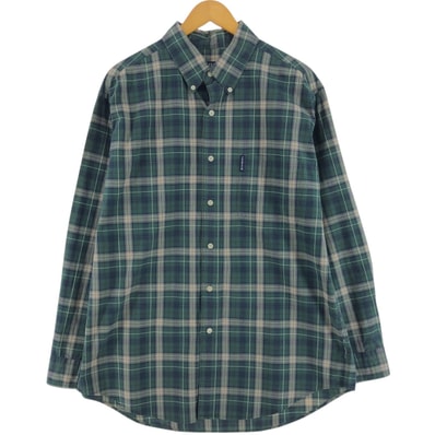 古着 ラルフローレン Ralph Lauren CHAPS チャップス 長袖 ボタンダウンチェックシャツ メンズL相当/eaa492378