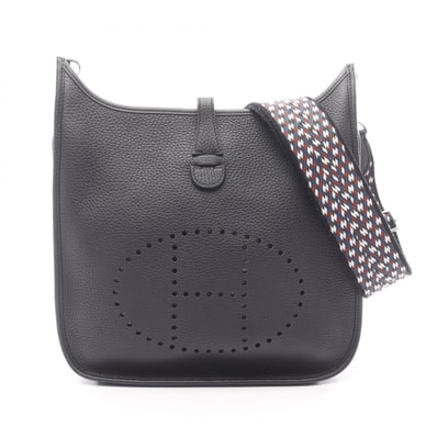 エルメス HERMES エヴリン 3 トロワ PM ショルダーバッグ バッグ レザー トリヨンクレマンス トリヨンクレマンス ブルーニュイ B刻印(2023年製造) レディース ブルー系 【中古】