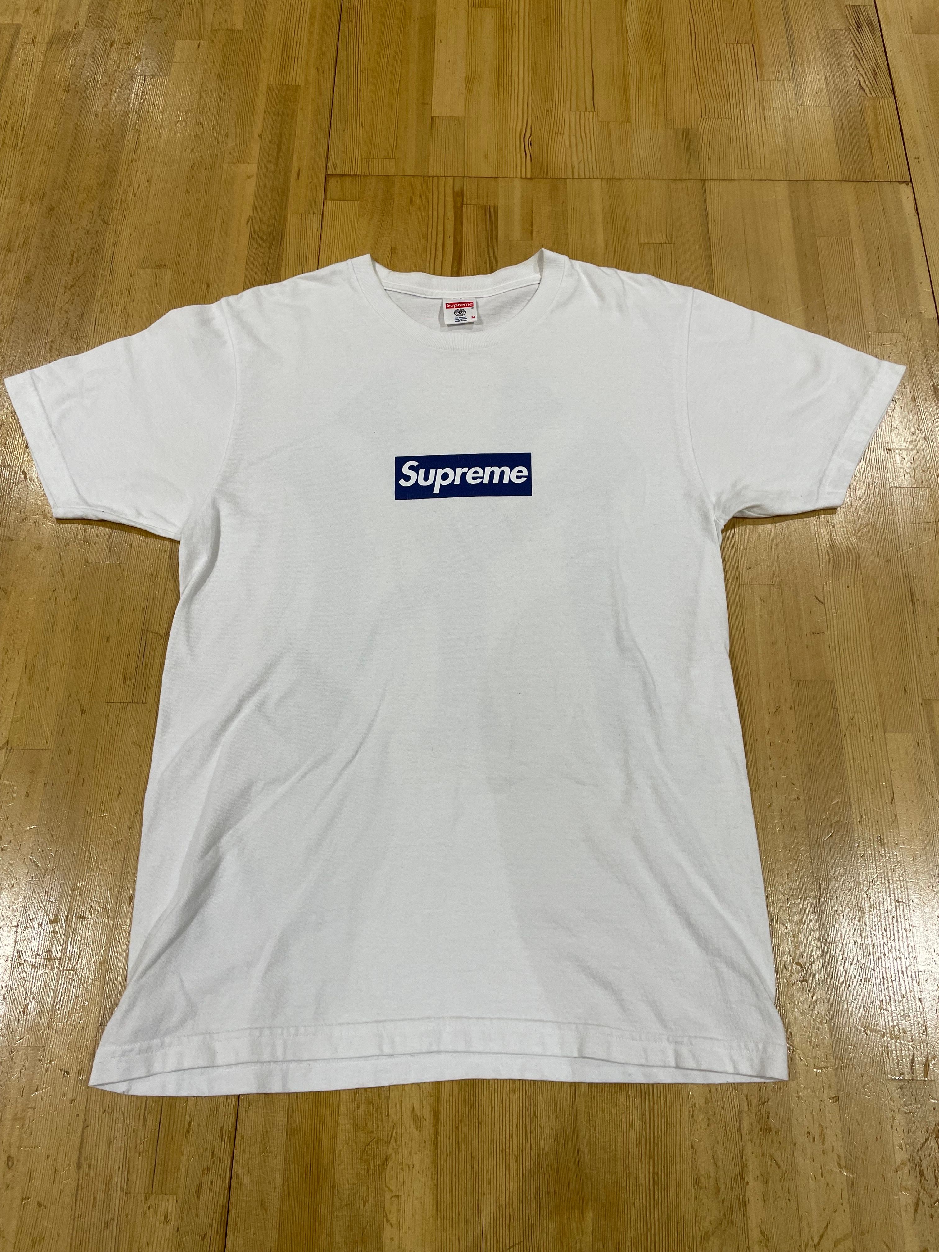 Supreme New York Yankees Box Logo Tee "White"