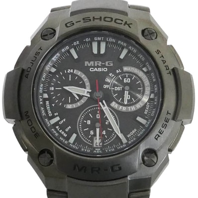 G-SHOCK ジーショック MRG-8000B-1AJF MR-G チタン フルメタル 電波ソーラー クロノグラフ 腕時計 チャコール系【中古】