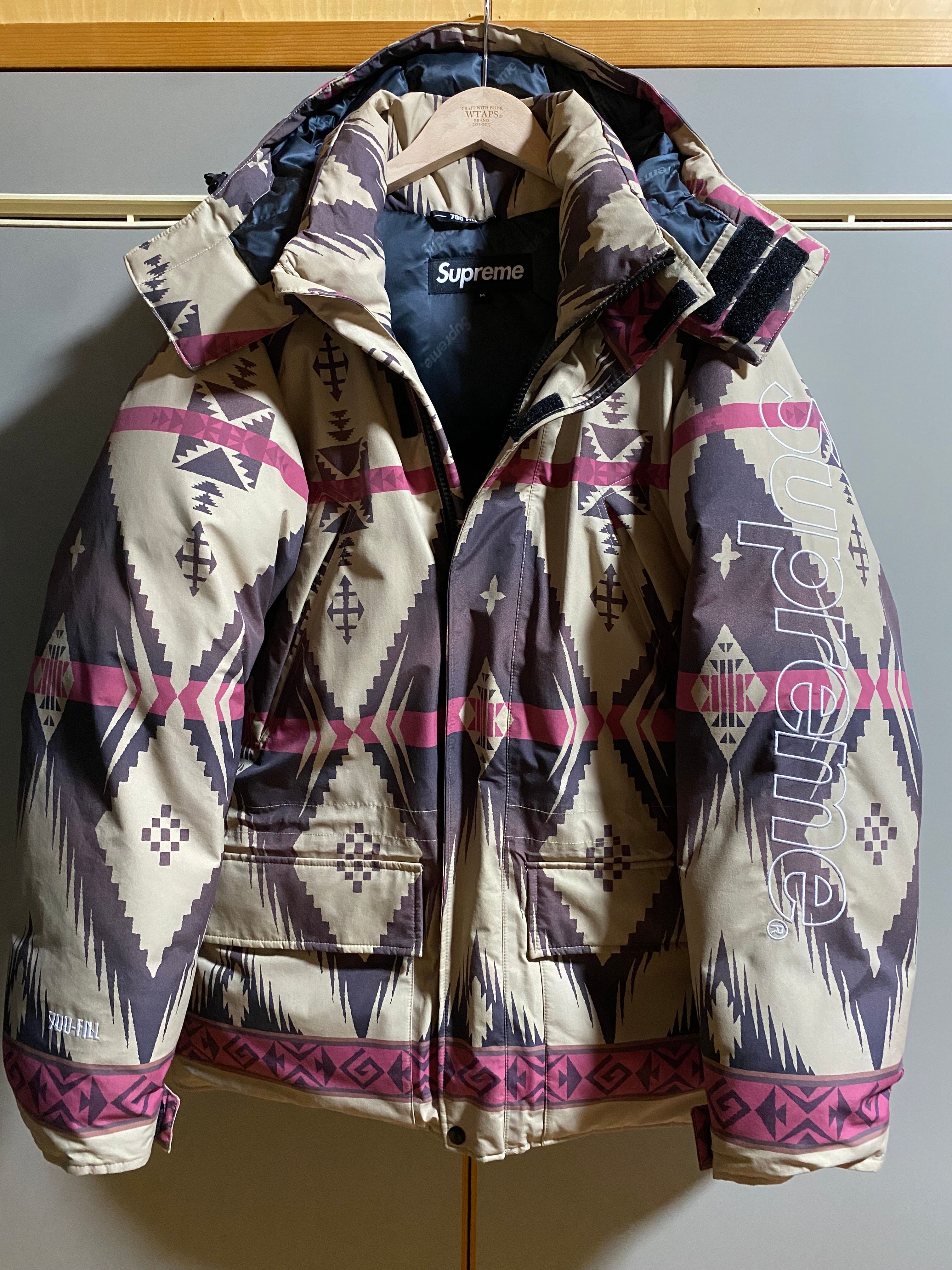 supreme ナバホ柄 ダウンジャケット