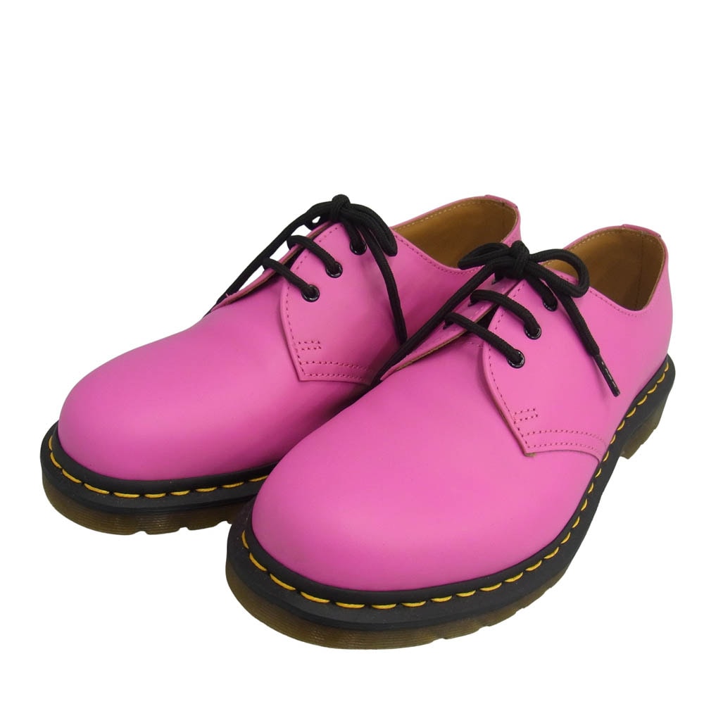Dr.Martens ドクターマーチン その他靴 3ホール  レザー シューズ ピンク系 uk6【美品】【中古】