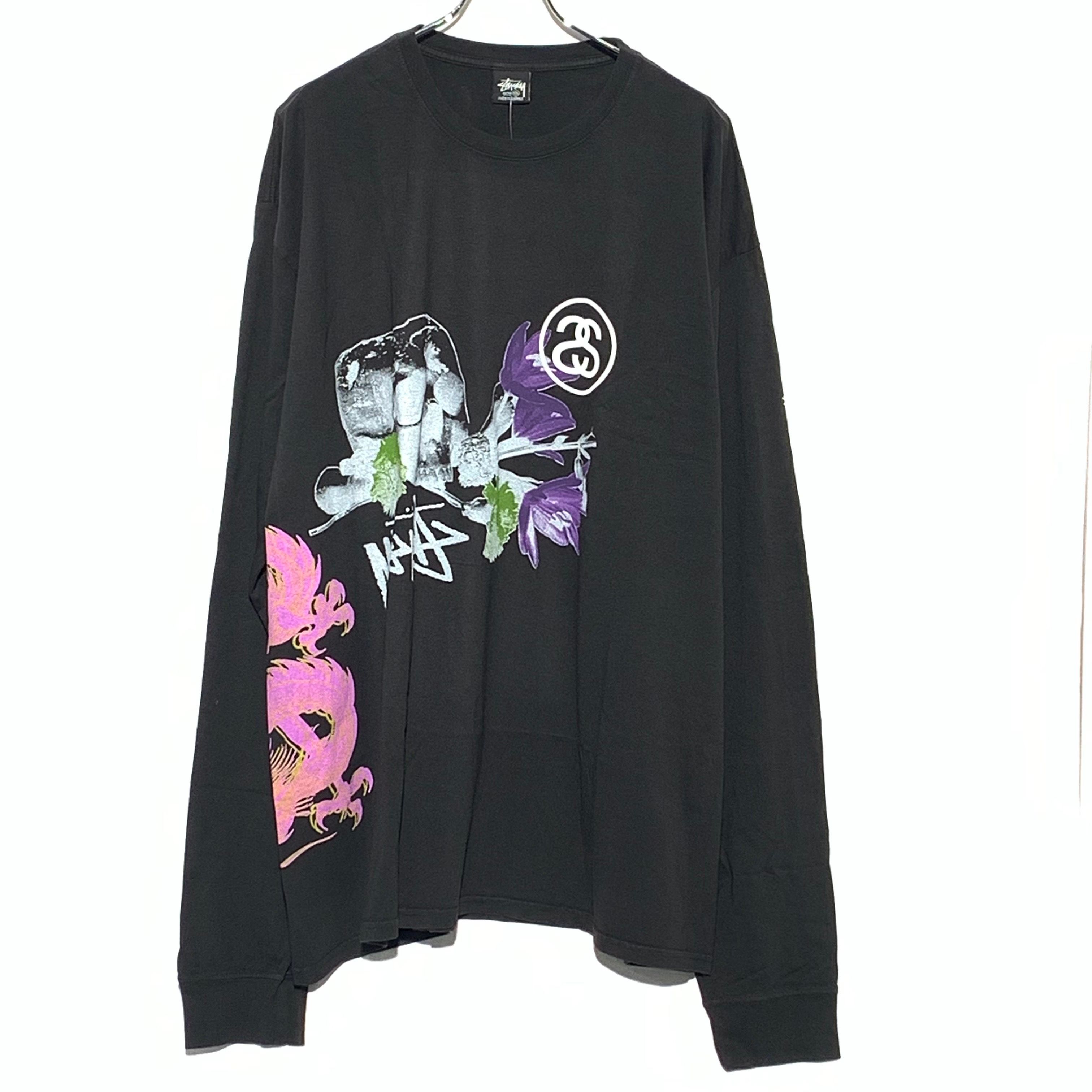 Stussy Strike LS Tee Pigment Dyed "Black"