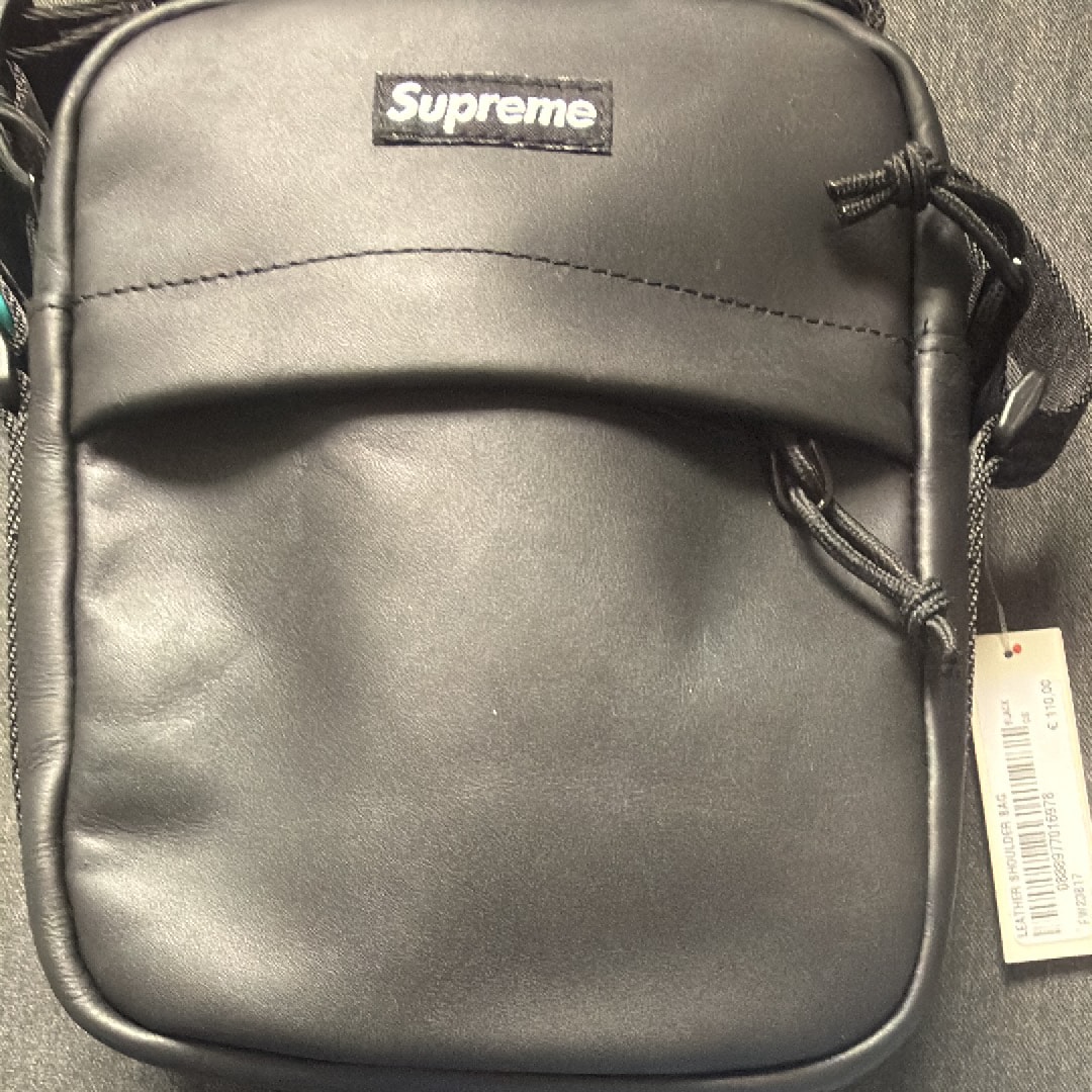 Supreme Leather Shoulder Bag 