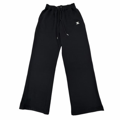 極美品 セリーヌ パンツ ブラック メンズ L RP04G0N60.38AW