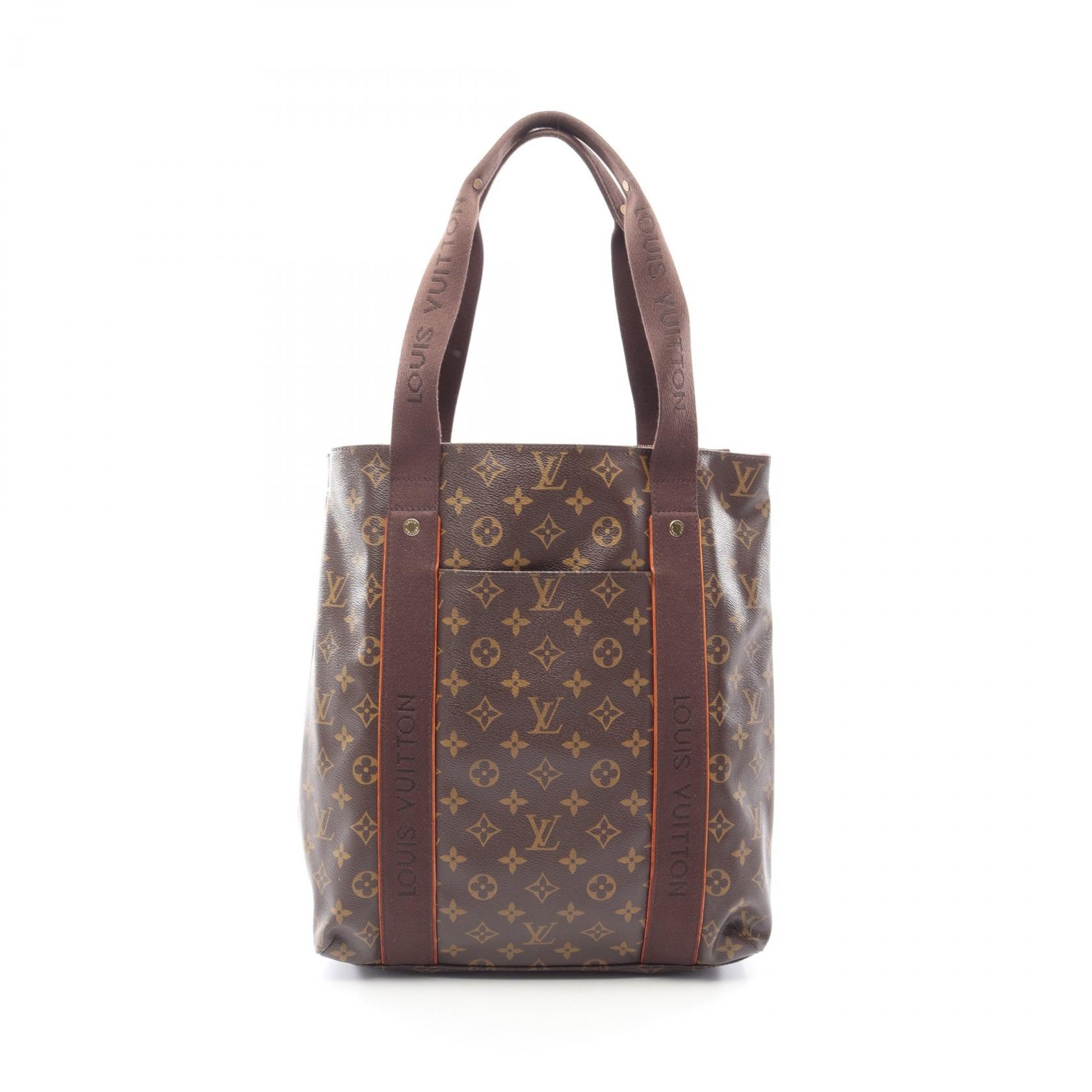 ルイ・ヴィトン LOUIS VUITTON カバ ボブール モノグラム トートバッグ バッグ PVCコーティングキャンバス レザー モノグラム メンズ レディース ブラウン系 M53013 【中古】