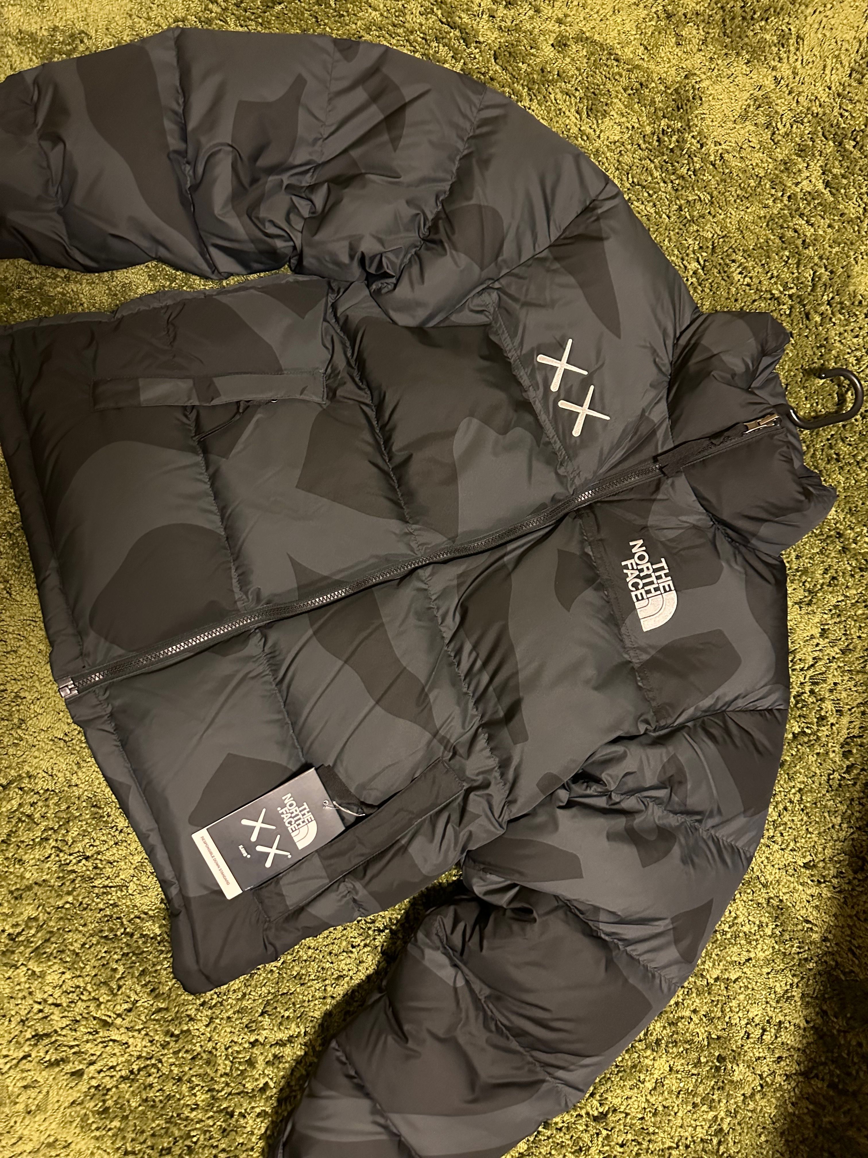 The North Face Kaws Retro 1996 Nuptse Jacket "Black"