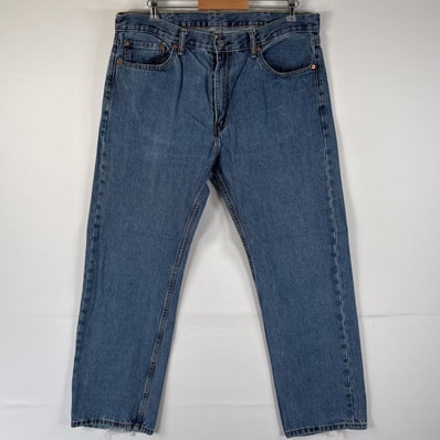古着 リーバイス Levi's デニムパンツ 505 ブルーデニム ジーンズ ジーパン ストレート 大きいサイズ w38 L30 インディゴブルー メンズ