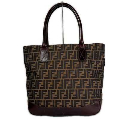 美品 FENDI フェンディ 71-16328-0-12 ハンドバッグ バッグ ファッション小物 ポーチ付 ミニバッグ付 ブラウン ズッカ柄 ズッカ 010-26817-010 ユニセックス