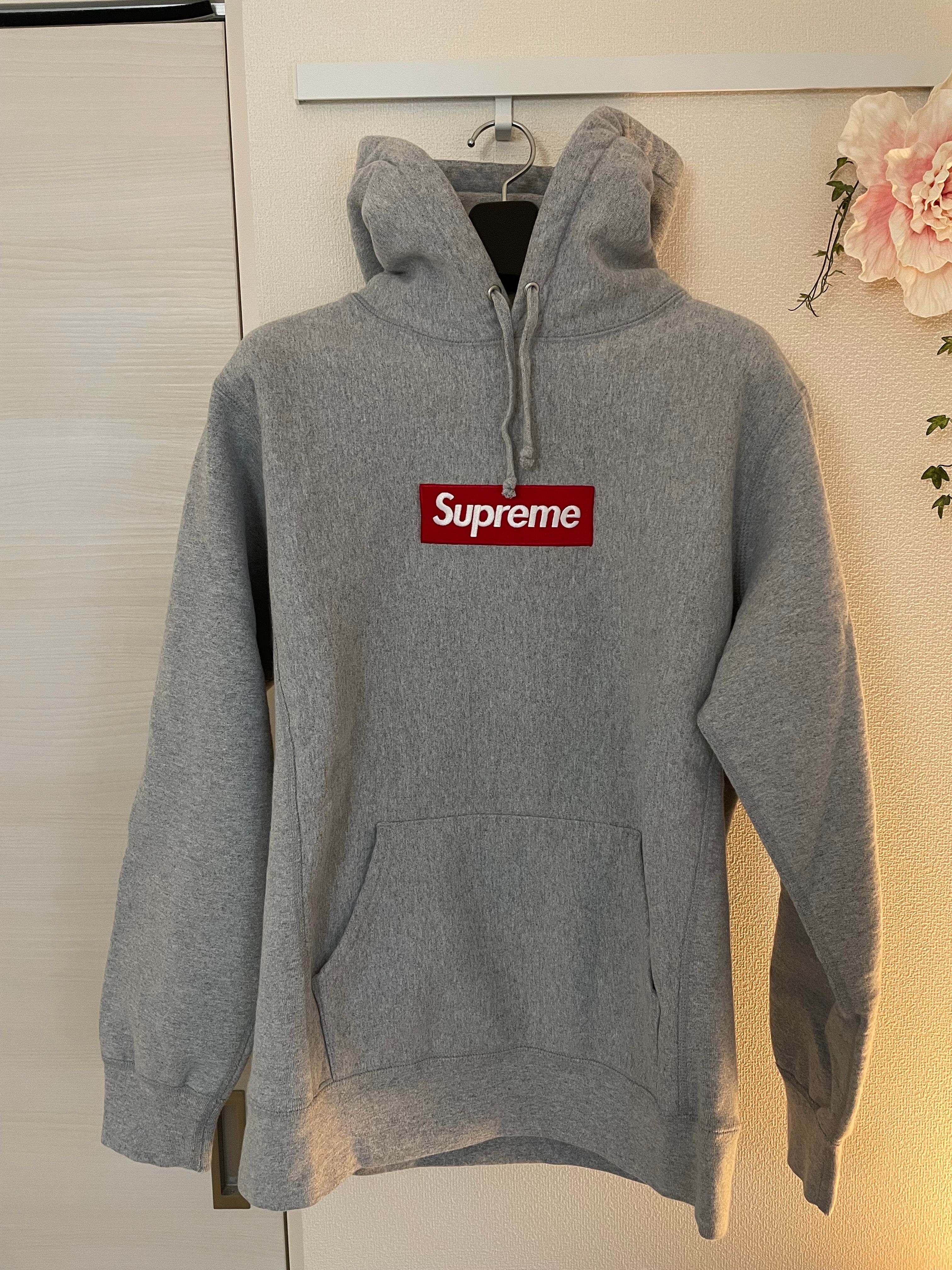 Supreme Box Logo Hooded Sweatshirt "Heather Grey" (16FW)