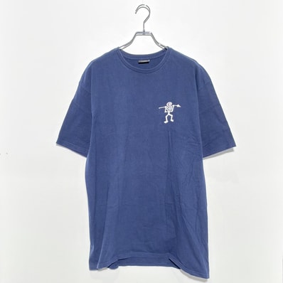 STUSSY STICKMAN PRINT S/S TEE Navy