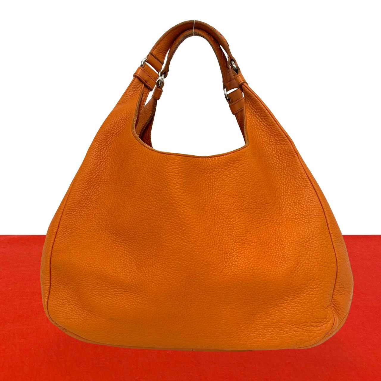 BOTTEGA VENETA ボッテガヴェネタ レザー ショルダーバッグ オレンジ
 17719
