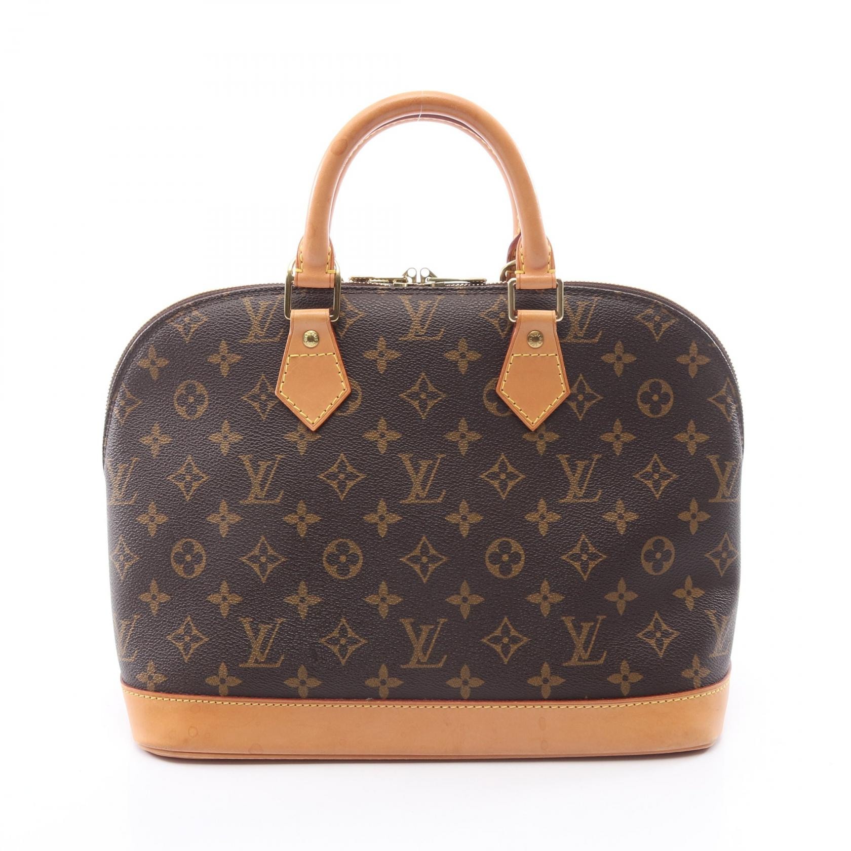 ルイ・ヴィトン LOUIS VUITTON アルマPM ハンドバッグ バッグ PVCコーティングキャンバス レザー モノグラム レディース ブラウン系 M51130 【中古】
