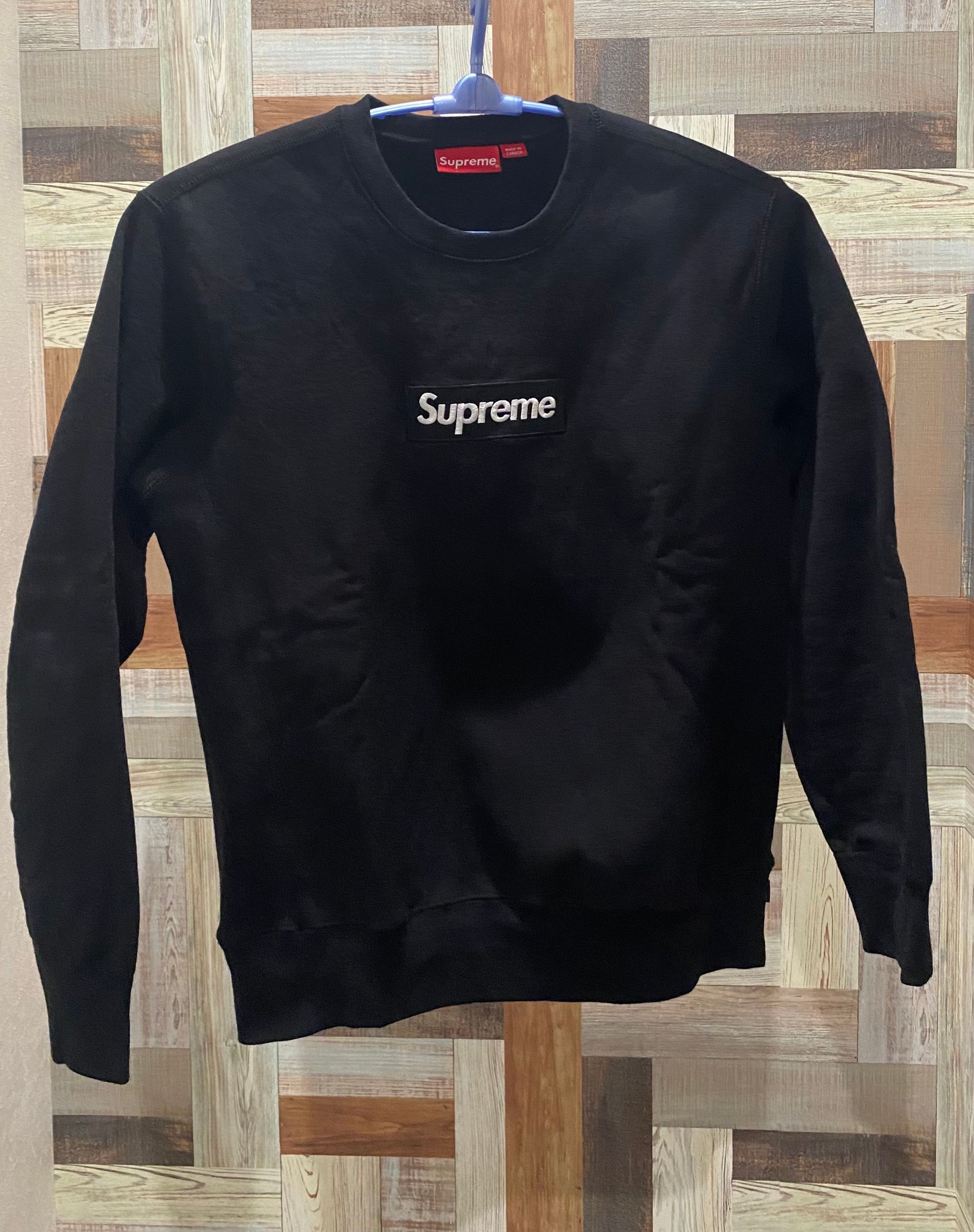 Supreme Box Logo Crewneck Sweatshirt "Black" (18FW)