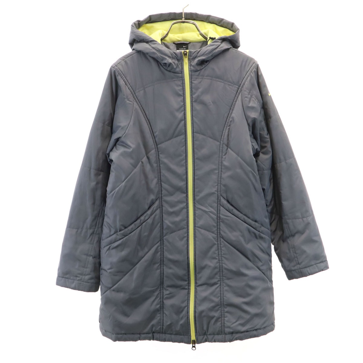 NIKE ナイキ 中綿コート L グレー 裏トリコット