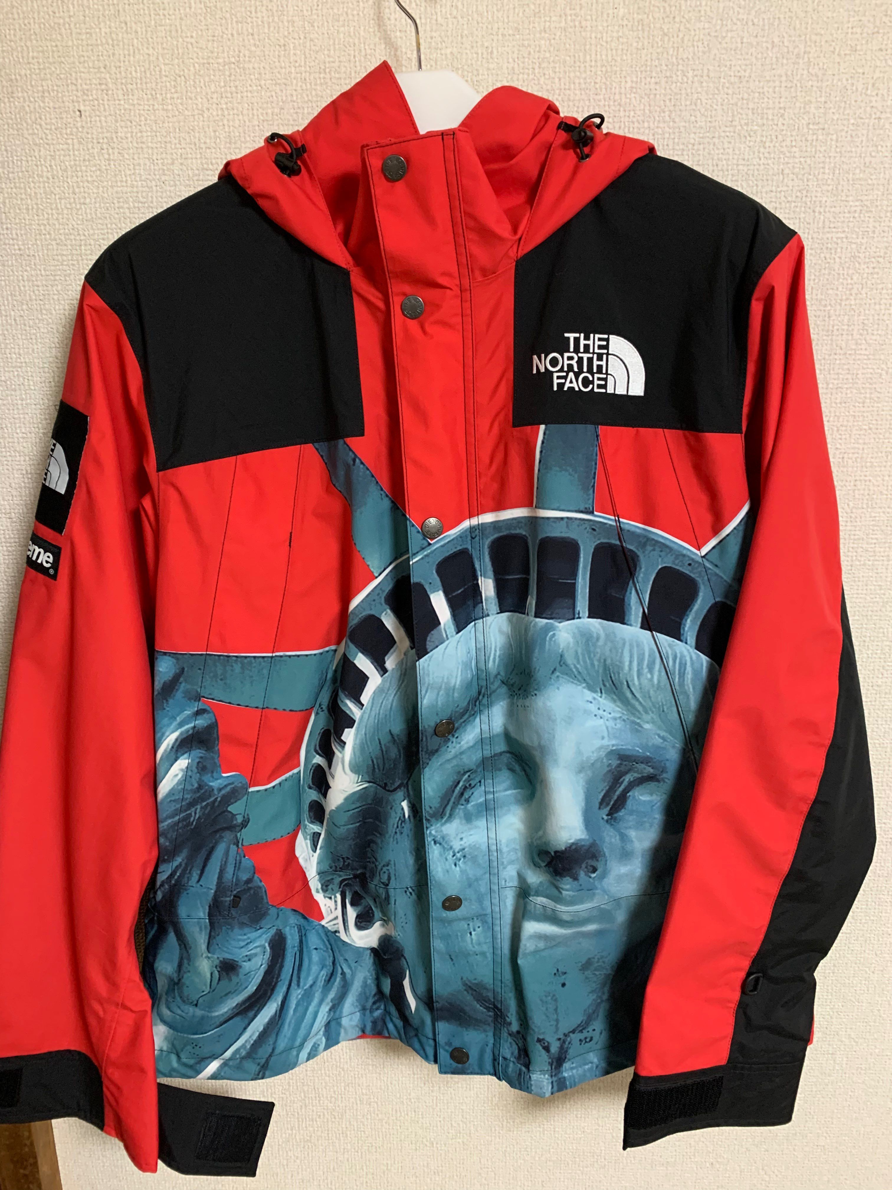 Supreme x The North Face Statue of Liberty Mountain Jacket "Red"