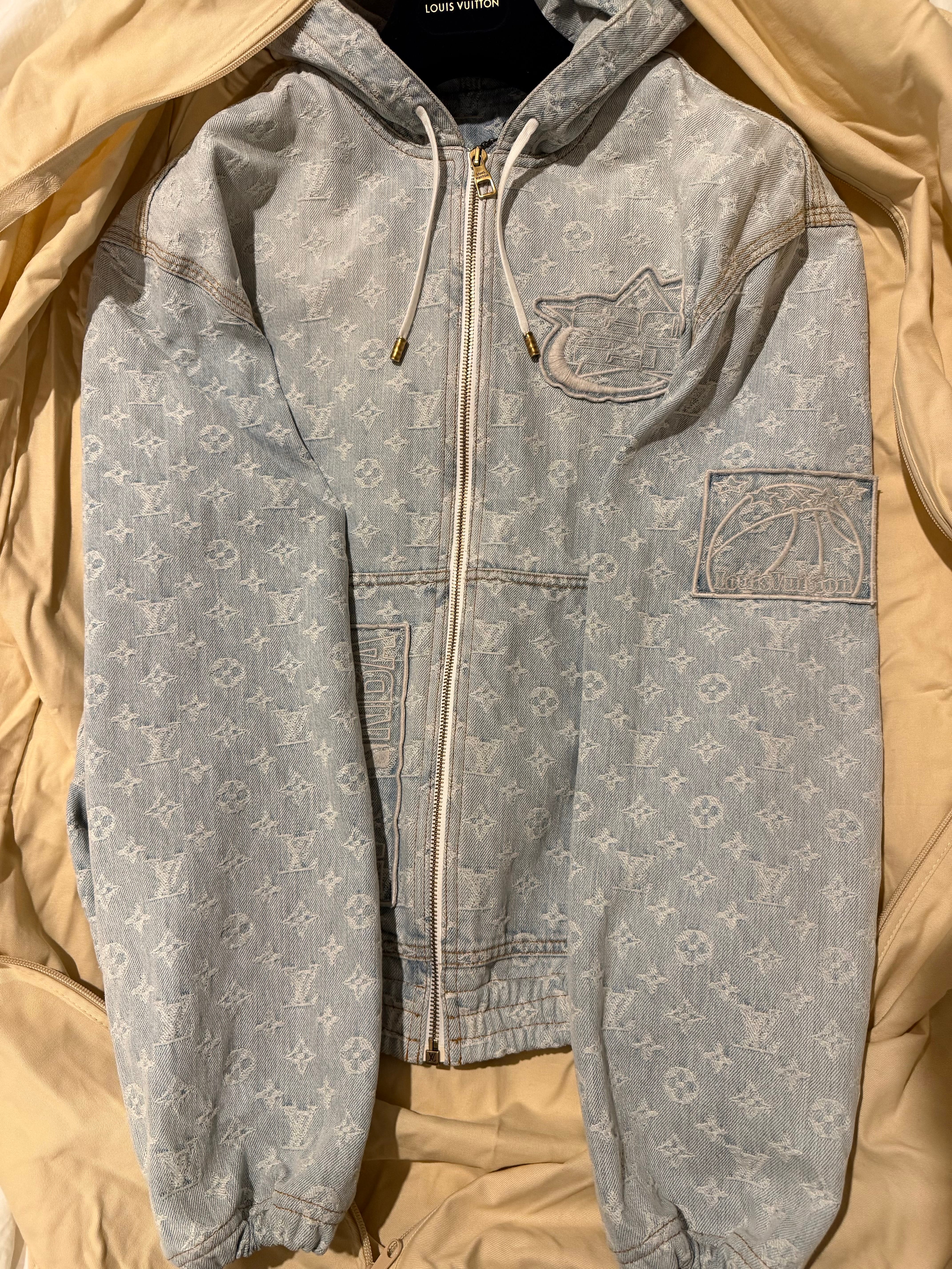 ルイヴィトン LVxNBA ジップスルーフーディ