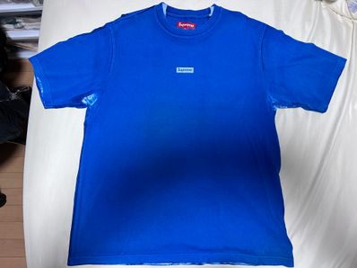 Supreme Overprint Small Box S/S Top "Blue"