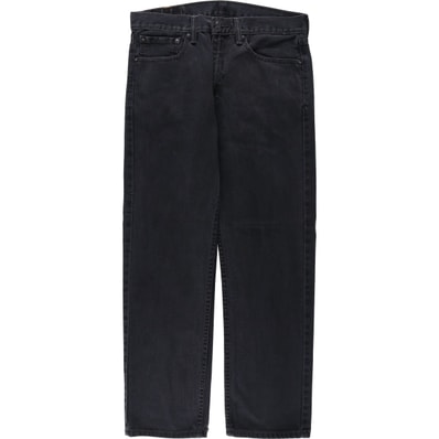 古着 リーバイス Levi's 505 ブラックデニム テーパードデニムパンツ メンズw34相当/eaa663645