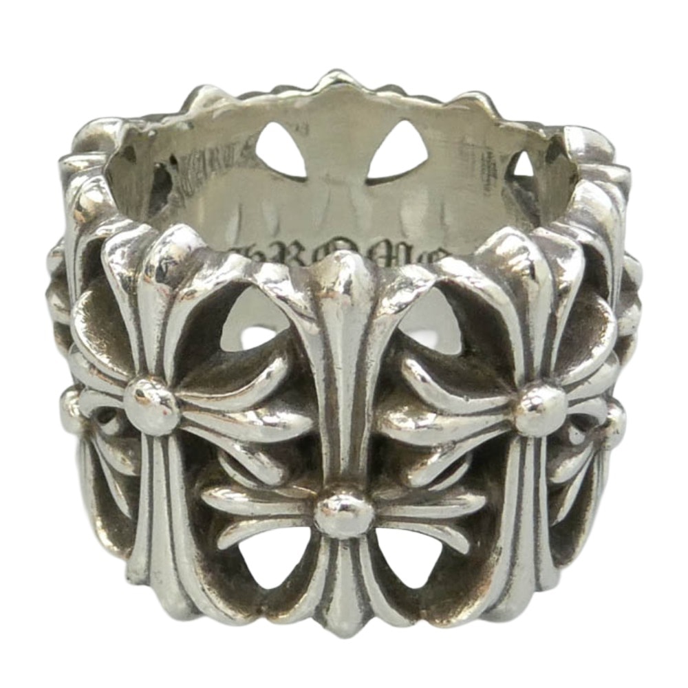CHROME HEARTS クロムハーツ(原本有) CEMETERY セメタリークロス リング シルバー系 約19号【中古】