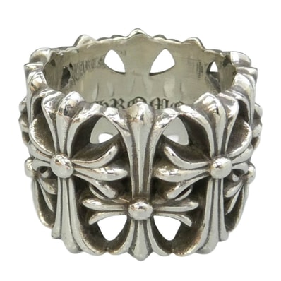 CHROME HEARTS クロムハーツ(原本有) CEMETERY セメタリークロス リング シルバー系 約19号【中古】
