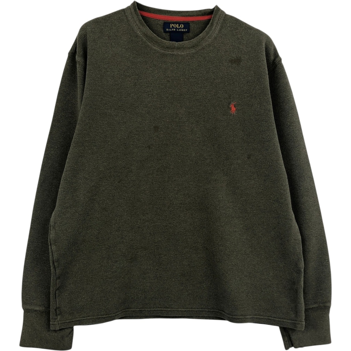 古着 ラルフローレン Ralph Lauren POLO RALPH LAUREN サーマルロンT ワッフル メンズL相当/eaa628353