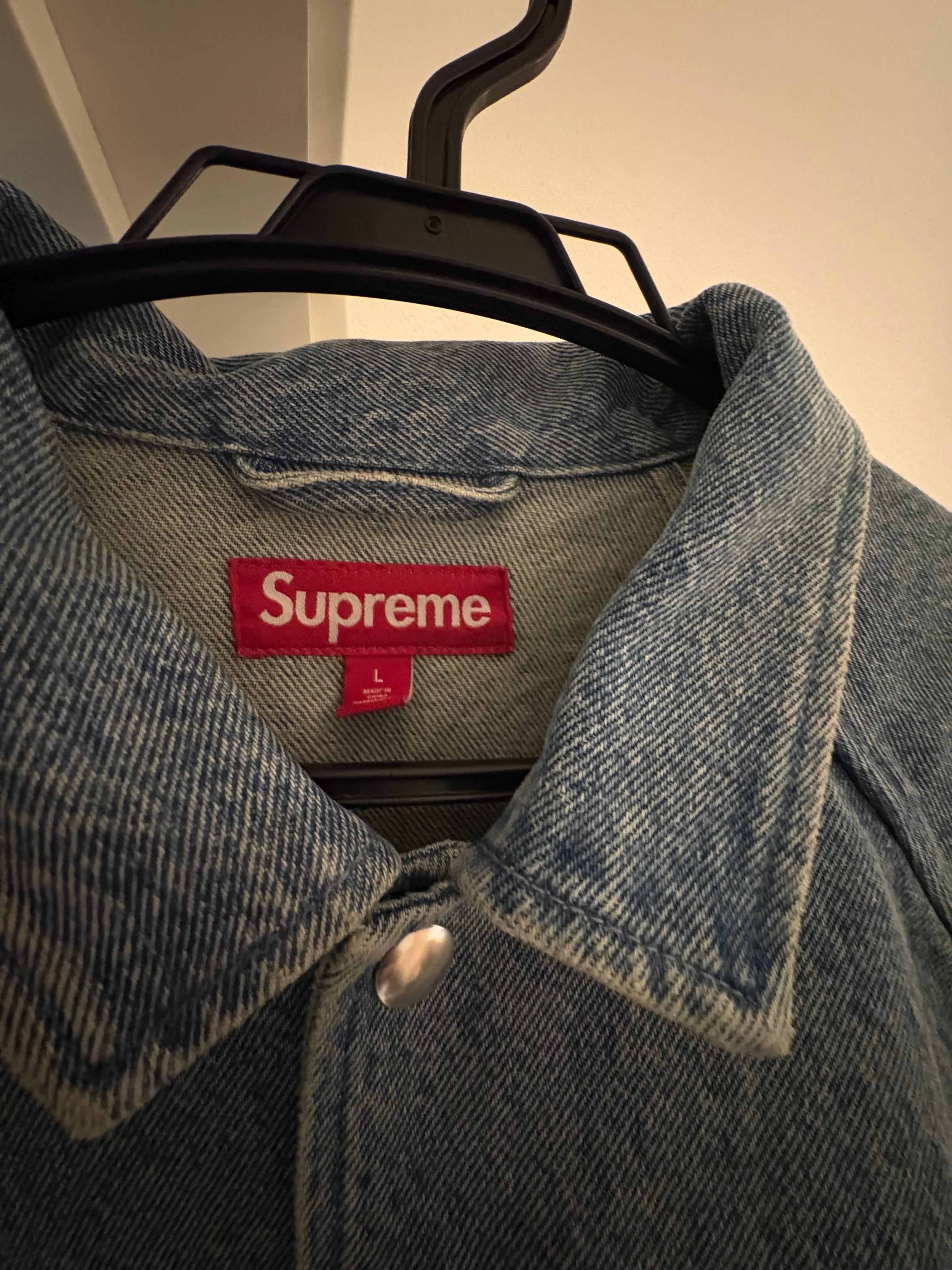 Supreme Arc Denim Coaches Jacket "Washed Indigo"